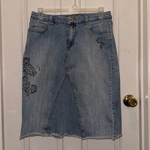 Premiere Blue Jean Skirt